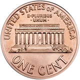 2005-D Lincoln Memorial cent, reverse