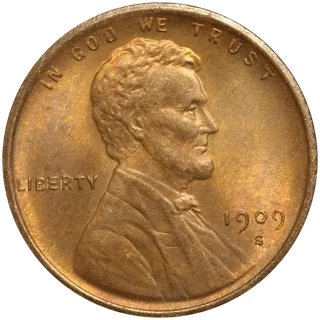 1909-S VDB Lincoln cent obverse